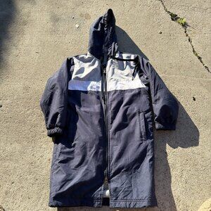 TYR Youth Hydrosphere Alliance Swim Parka Coat blue Small